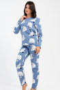 KADIN P.SUPREM O YAKA UZUN KOL ETEGI OVAL PIJAMA TAKIM