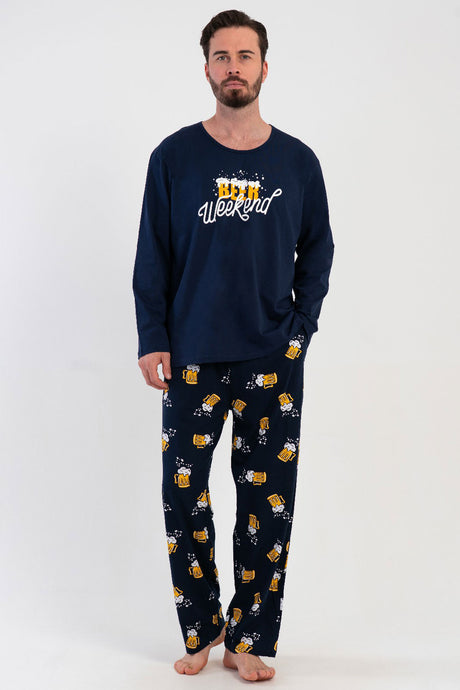 CEPLI ERKEK P.SUPREM XXL O YAKA UZUN KOL PIJAMA TAKIM