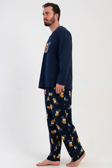 CEPLI ERKEK P.SUPREM XXL O YAKA UZUN KOL PIJAMA TAKIM