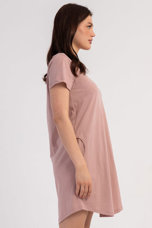 KADIN P.SUPREM O YAKA KISA KOL ETEGI OVAL CEPLI TUNIK