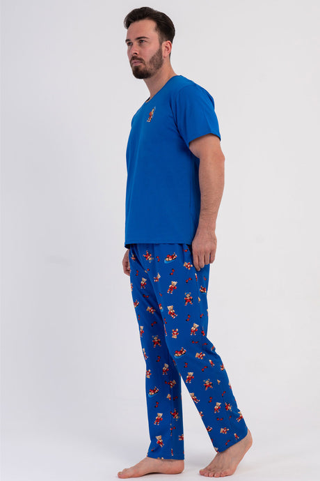 CEPLI ERKEK P.SUPREM O YAKA KISA KOL PIJAMA TAKIM