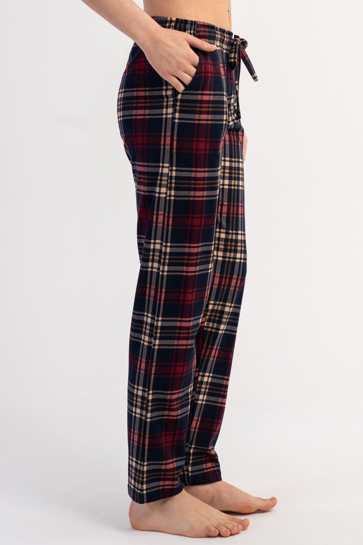 KADIN P.SUPREM CEPLI TEK ALT PIJAMA