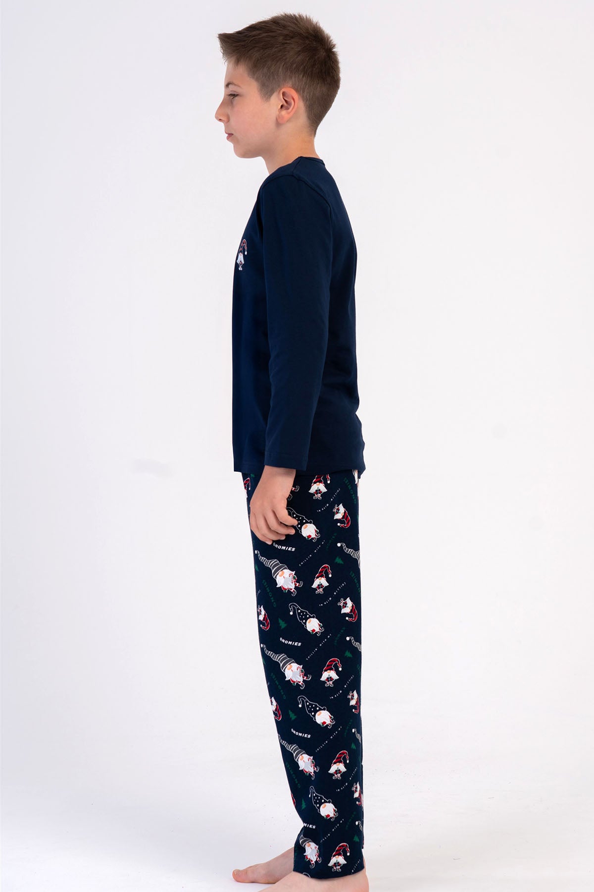 ERKEK COCUK P.SUPREM O YAKA UZUN KOL PIJAMA TAKIM(9-10/15-16)