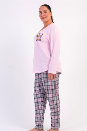 KADIN P.SUPREM XXL O YAKA UZUN KOL PIJAMA TAKIM