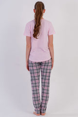 KADIN P.SUPREM O YAKA KISA KOL ETEGI OVAL PIJAMA TAKIM