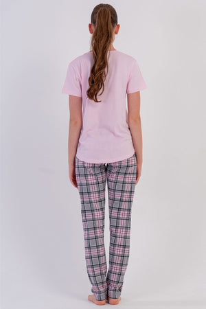 KADIN P.SUPREM O YAKA KISA KOL ETEGI OVAL PIJAMA TAKIM