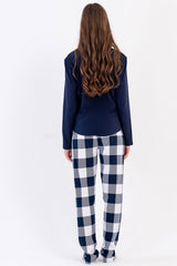 KADIN P.SUPREM O YAKA UZUN KOL ETEGI OVAL PIJAMA TAKIM