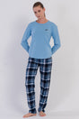 KADIN P.SUPREM O YAKA UZUN KOL ETEGI OVAL PIJAMA TAKIM