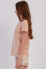 KADIN P.SUPREM O YAKA KISA KOL ETEGI OVAL SORT TAKIM
