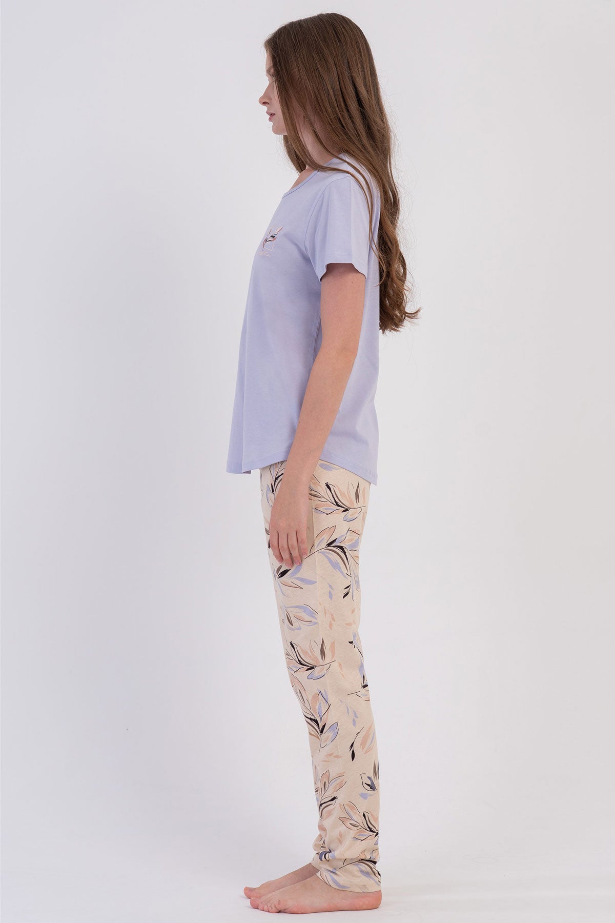 KADIN P.SUPREM O YAKA KISA KOL ETEGI OVAL PIJAMA TAKIM