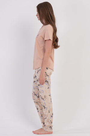 KADIN P.SUPREM O YAKA KISA KOL ETEGI OVAL PIJAMA TAKIM