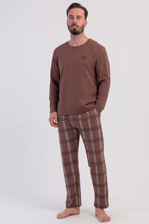 CEPLI ERKEK P.SUPREM O YAKA UZUN KOL PIJAMA TAKIM 605284
