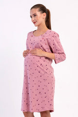 KADIN P.SUPREM CIFT PATLI 3/4KOL HAMILE TUNIK