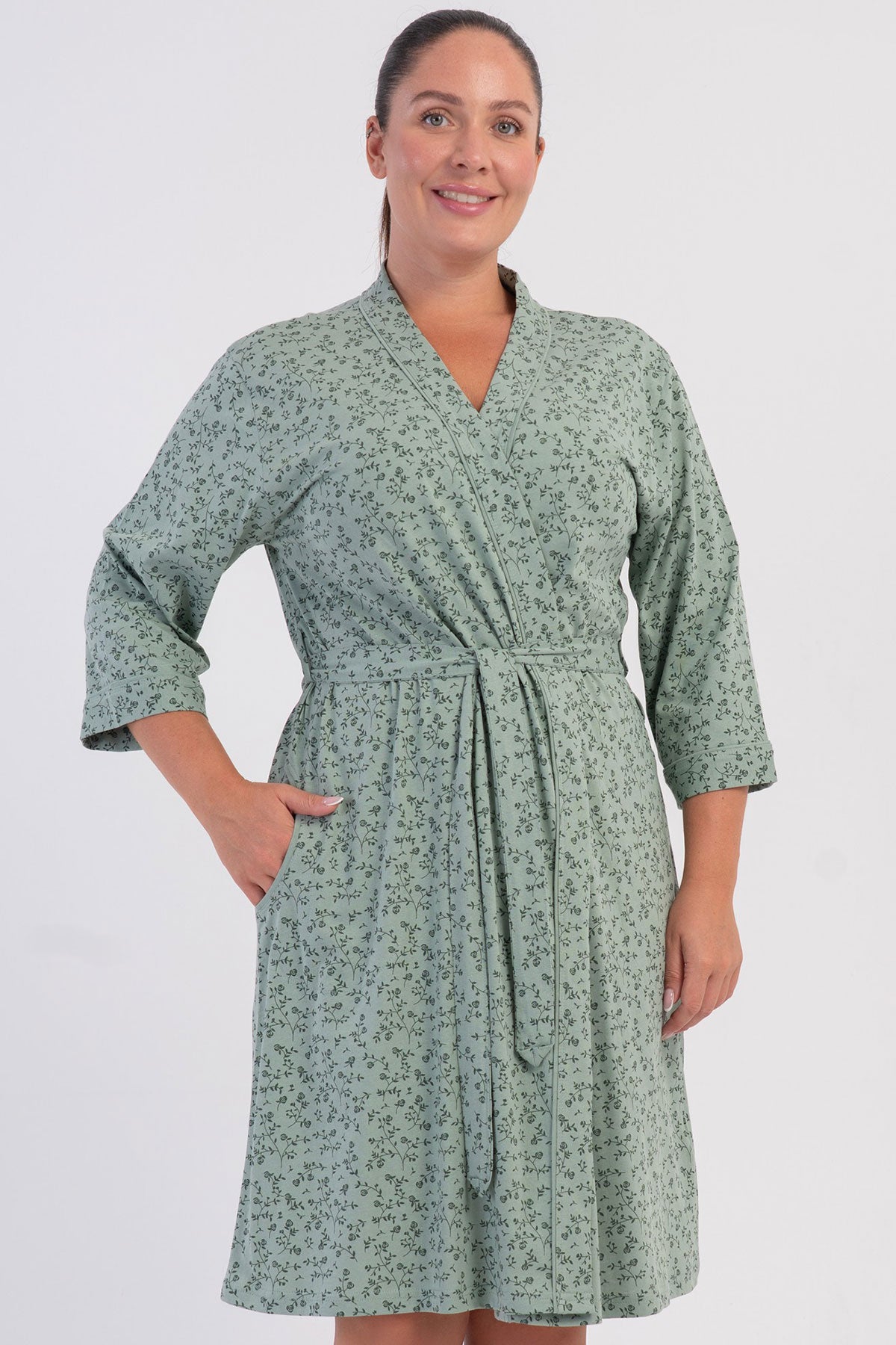 KADIN P.SUPREM XXL 3/4KOL CEPLI TEK SABAHLIK