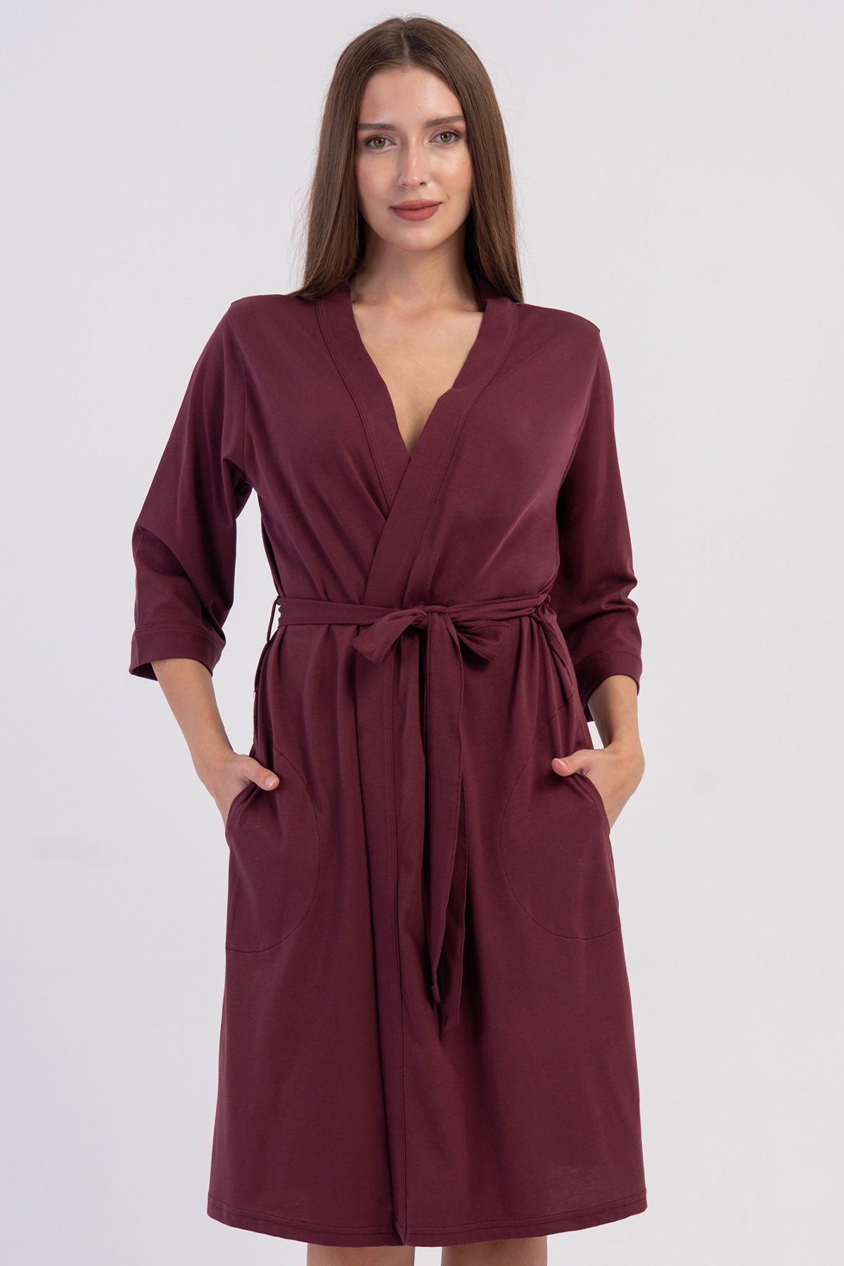 KADIN P.SUPREM 3/4KOL CEPLI TEK SABAHLIK