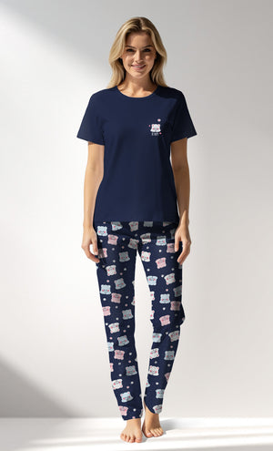 Woman Supreme MidnightBear Pyjama Set - A-19-3925 - Image 1