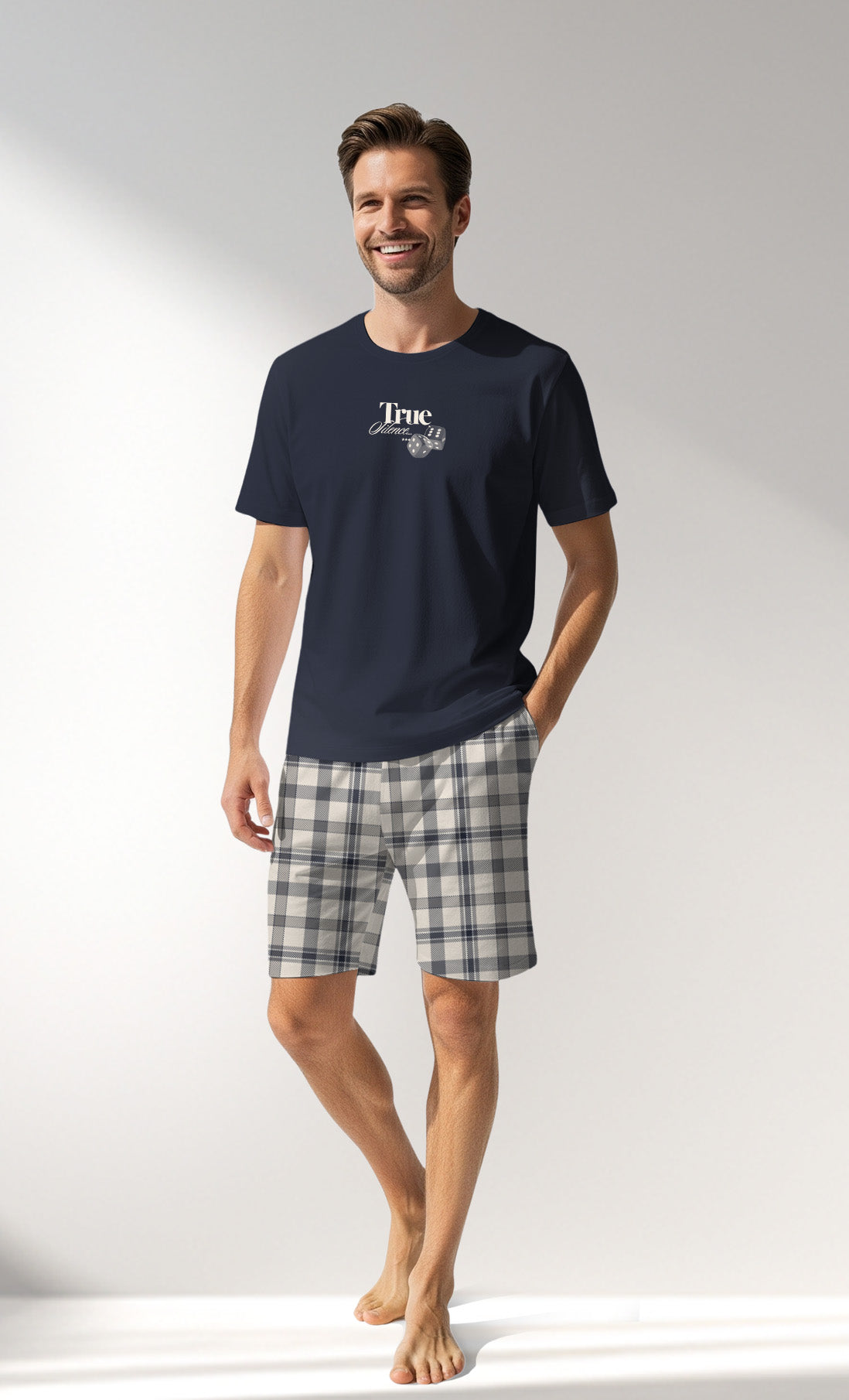 Man Supreme GoodLuck Short Set - B-19-4025 - Image 1