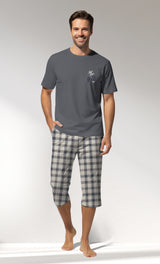 Man Supreme GoodLuck Capri Set - A-18-4006 - Image 1