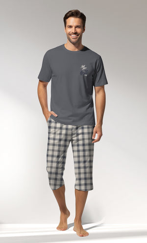Man Supreme GoodLuck Capri Set - A-18-4006 - Image 1