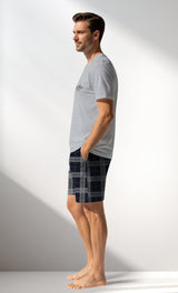Man Supreme PacificSoul V Neck Short Set - B-G-0 - Image 2