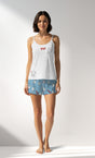 Woman Supreme Popcorn Thin Strap Short Set - A-KAR MELANJ - Image 1