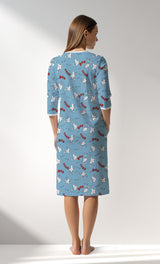 Woman Supreme Popcorn Home Dress - A-ROTASYON - Image 3