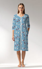 Woman Supreme Popcorn Home Dress - A-ROTASYON - Image 1