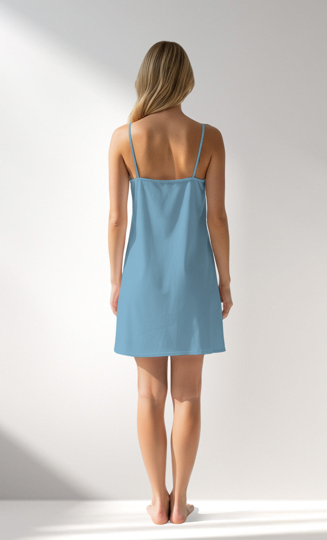 Woman Supreme Popcorn Thin Strap Tunic - B-14-4318 - Image 3