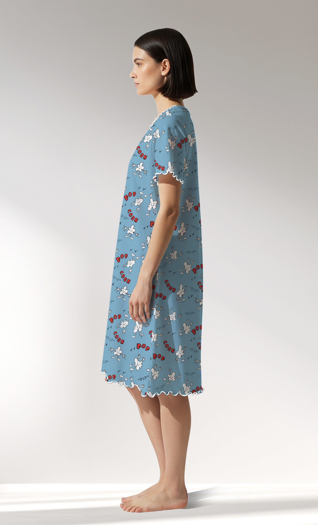 Woman Supreme Popcorn Short Sleeve Tunic - ROTASYON - Image 2