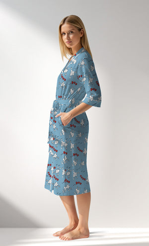 Woman Supreme Popcorn Dressing Gown - ROTASYON - Image 2