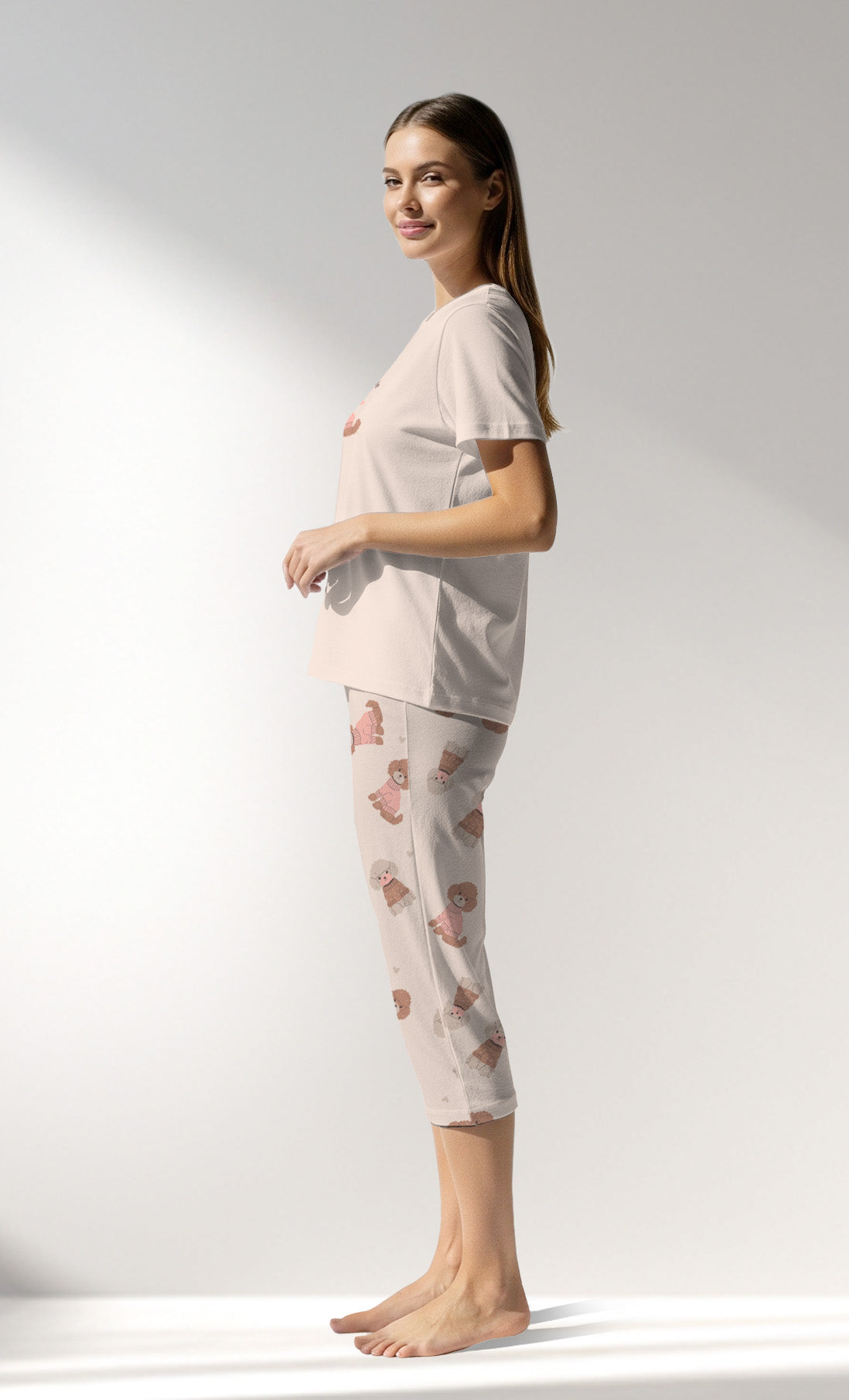 Woman Supreme Puppypo Capri Set - ZEMIN - Image 2