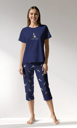 Woman Supreme GooseMarine Capri Set - A-19-3939 - Image 1