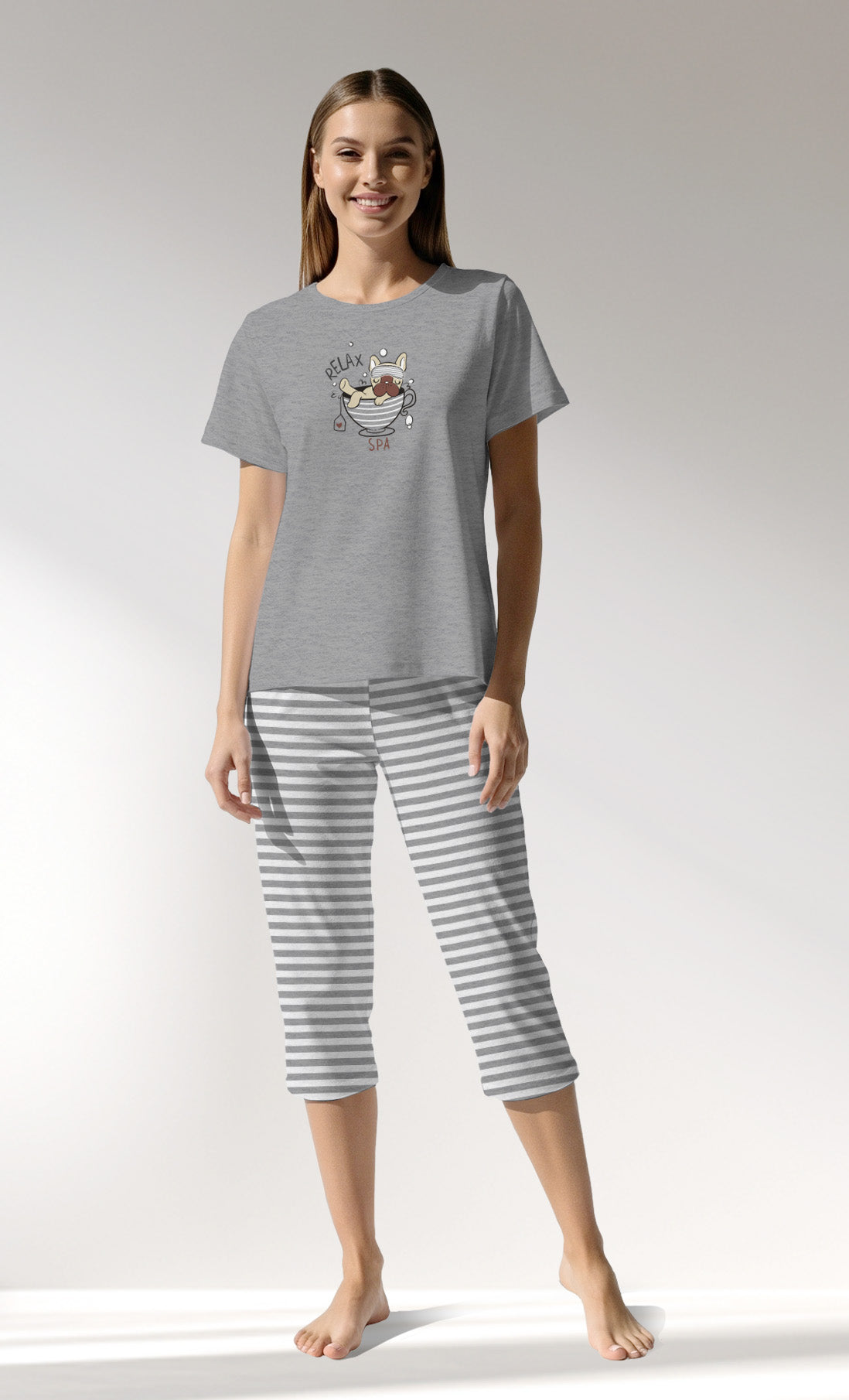 Woman Supreme Relaxing Capri Set - EG-1 - Image 1