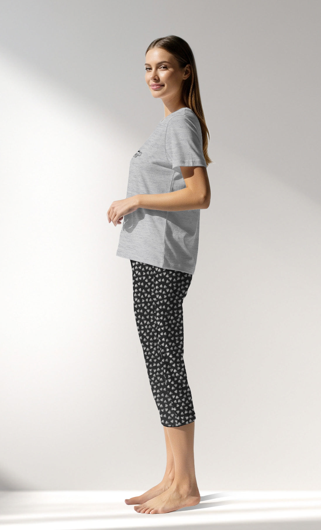Woman Supreme TinyHearts Capri Set - B-EG-0 - Image 2