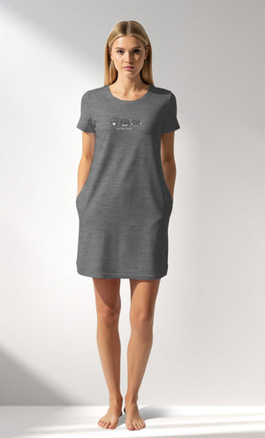 Woman Supreme TinyHearts Pocket Detail Tunic - A-ANTRASIT MEL - Image 1