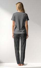 Woman Supreme TinyHearts Pyjama Set - A-ANTRASIT MEL - Image 3