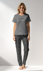 Woman Supreme TinyHearts Pyjama Set - A-ANTRASIT MEL - Image 1