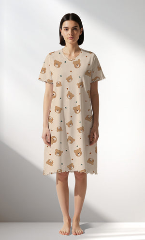 Woman Supreme TeddyDream Short Sleeve Tunic - ROTASYON - Image 1