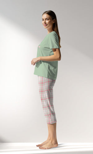 Woman Supreme Sweetberry Capri Set - B-13-6007 - Image 2