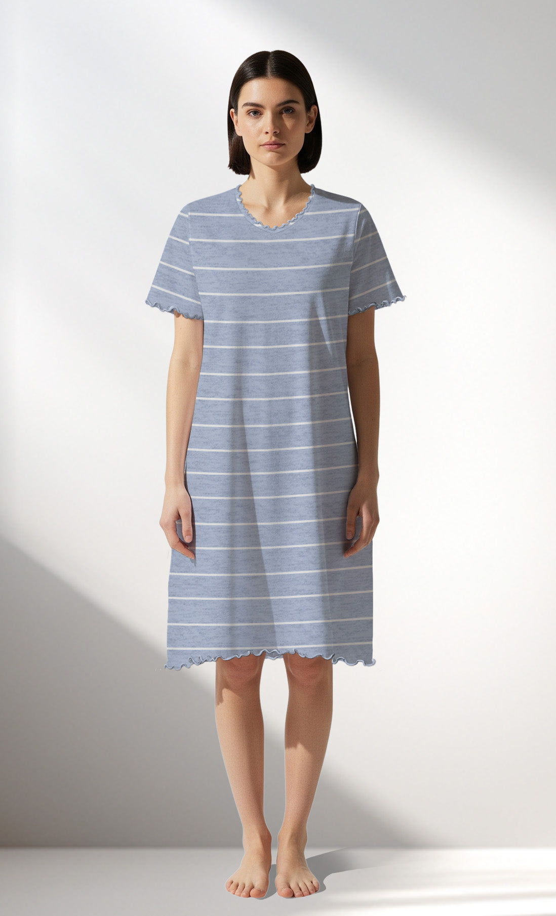 Woman Supreme Sunday V Neck Tunic - ROTASYON - Image 1