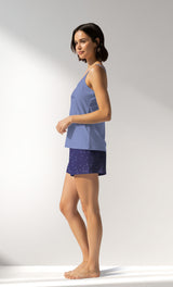 Woman Supreme PurpleStar Thin Strap Short Set - A-19-3947 - Image 2