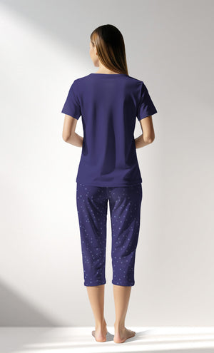 Woman Supreme PurpleStar Capri Set - B-16-3925 - Image 3
