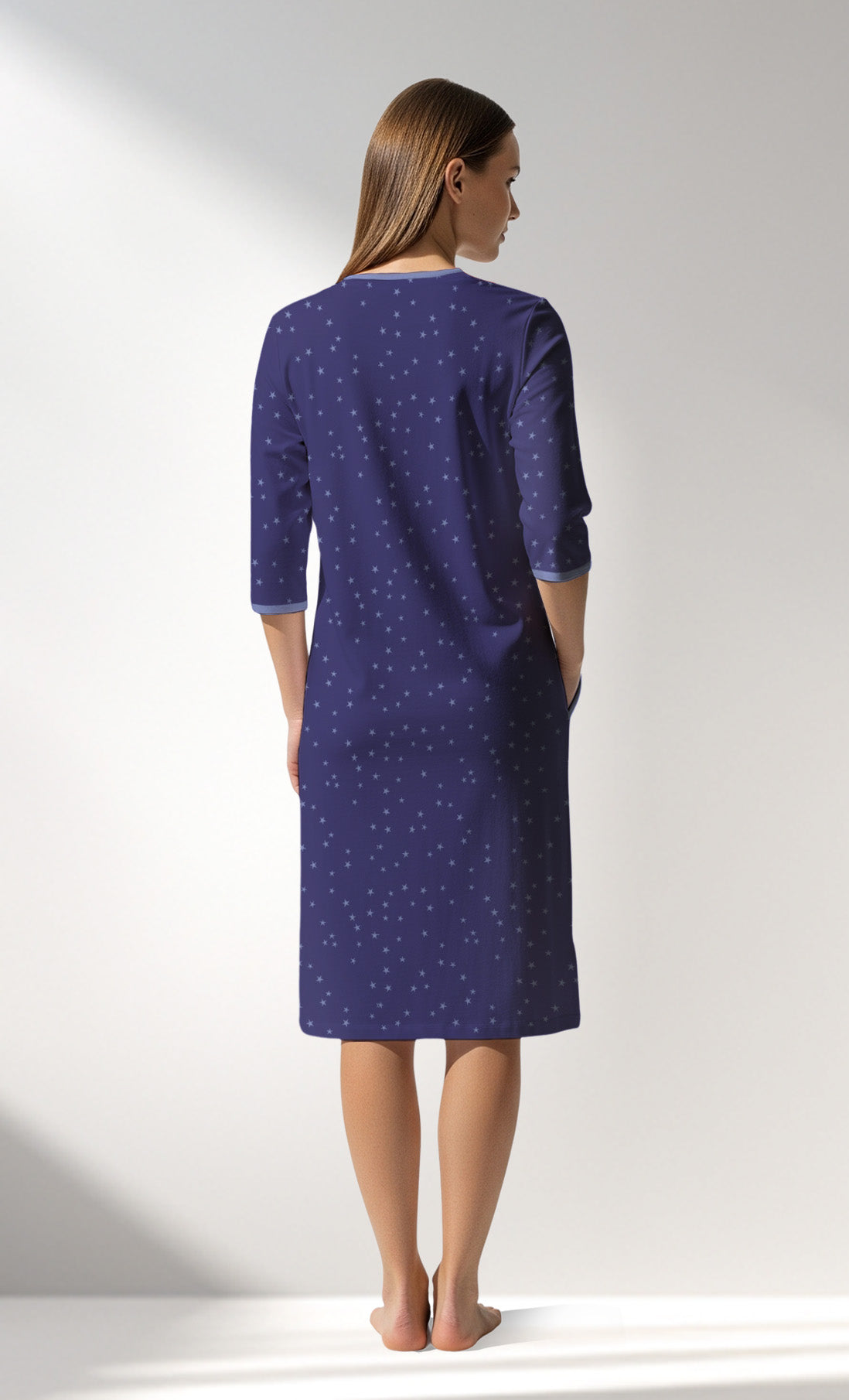 Woman Supreme PurpleStar Home Dress - ROTASYON - Image 3