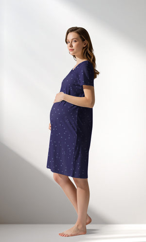 Woman Supreme PurpleStar Pregnant Tunic - ROTASYON - Image 2