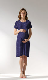 Woman Supreme PurpleStar Pregnant Tunic - ROTASYON - Image 1