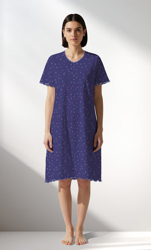 Woman Supreme PurpleStar V Neck Tunic - ROTASYON - Image 1