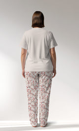 Woman Supreme Big Size ElegantLeav Pyjama Set - A-13-0002 - Image 3