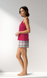 Woman Supreme Charming Thin Strap Short Set - 17-1842 - Image 2