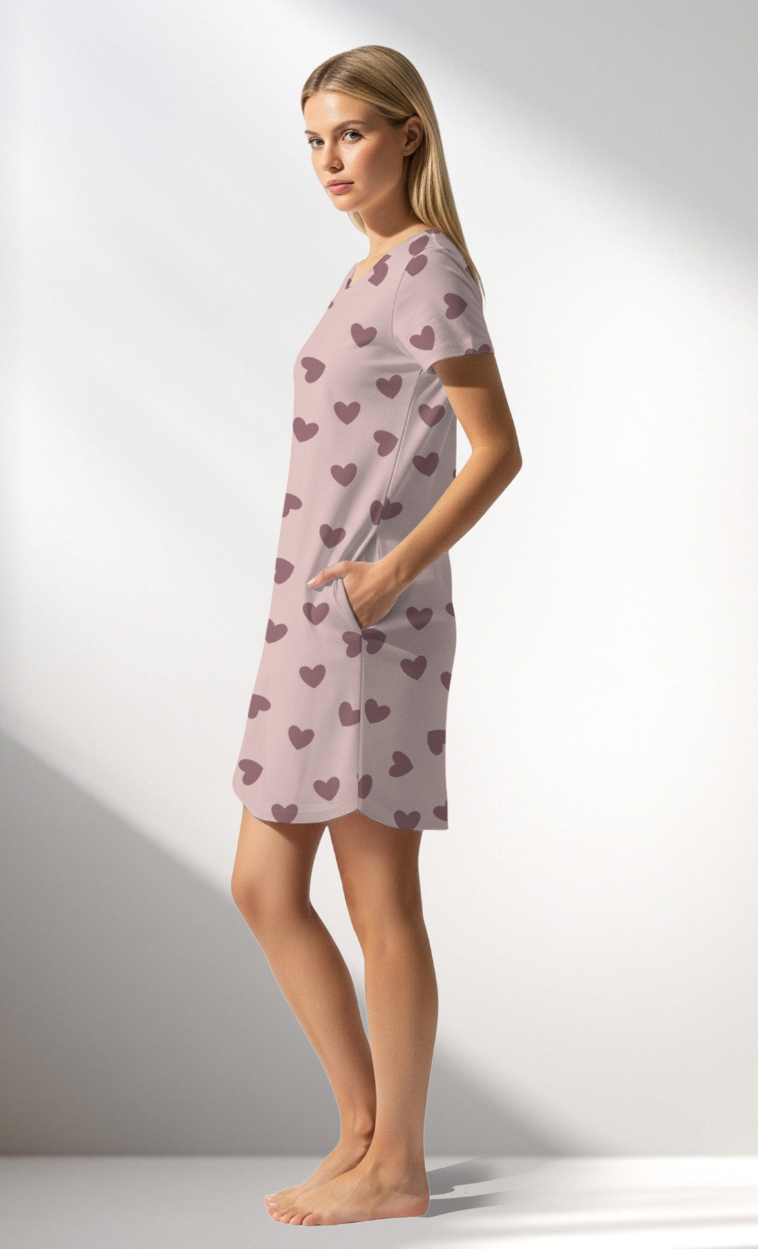 Woman Supreme BigHeart Pocket Detail Tunic - ROTASYON (ACIK ZEMIN) - Image 2
