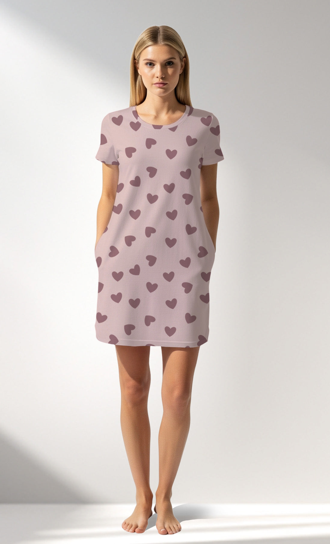 Woman Supreme BigHeart Pocket Detail Tunic - ROTASYON (ACIK ZEMIN) - Image 1